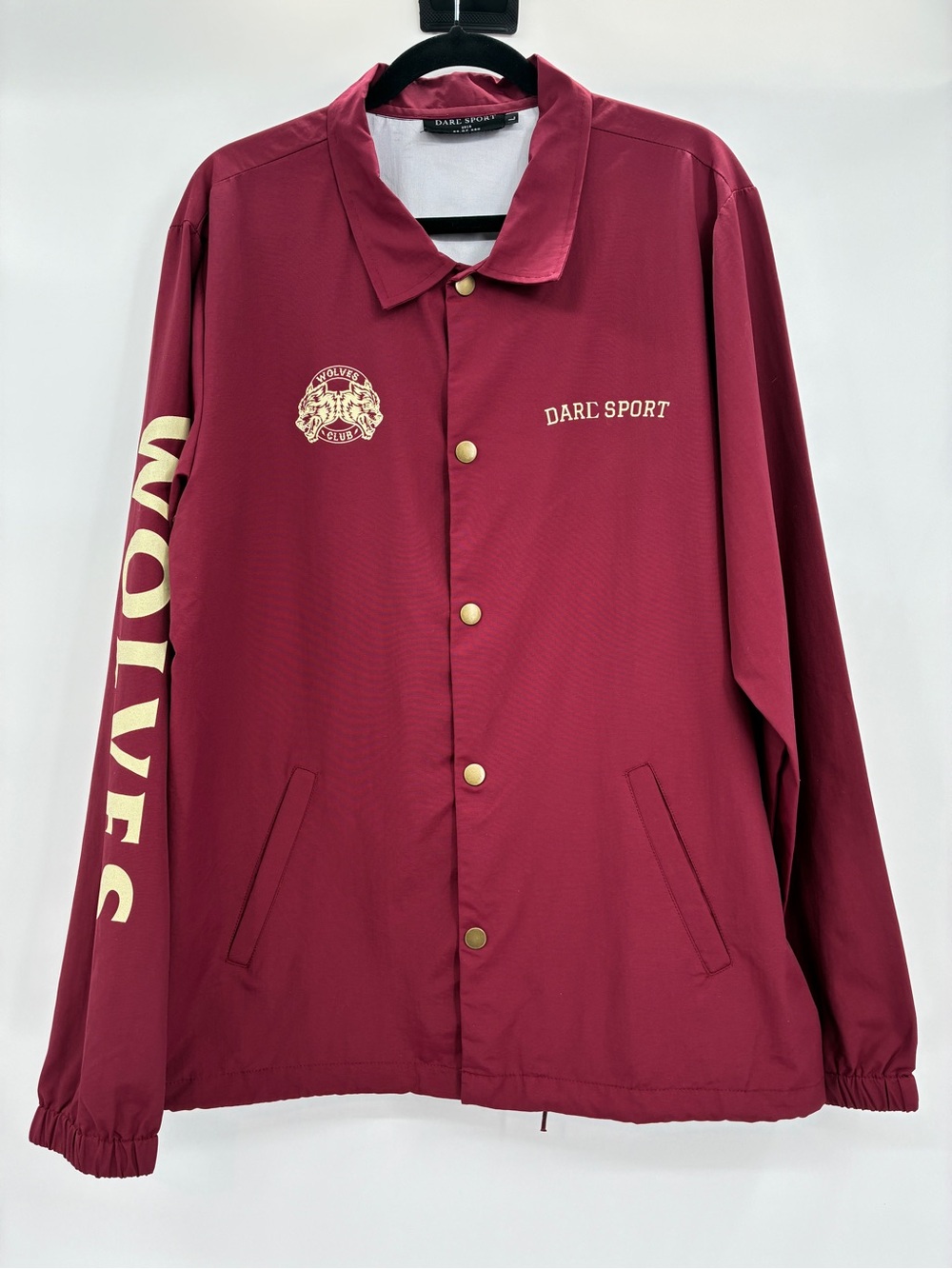 Darc Sport Wolves Men’s Limited Edition Rain Jacket 88 Of 200 Burgundy Large